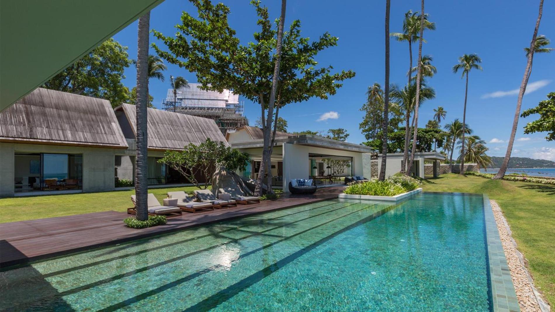 Fashionable Villa Malabar Beachfront 5 Bedrooms Plus 2 Kid'S Bedrooms Laem Sor المظهر الخارجي الصورة